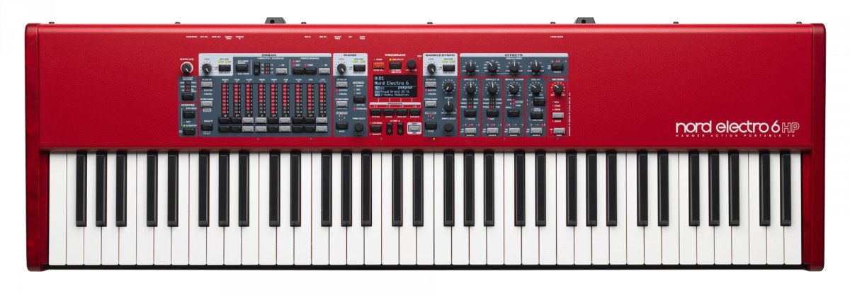 Nord Electro 6D 73 Stage Piano, 73-Note Semi-Weighted Waterfall Keybed