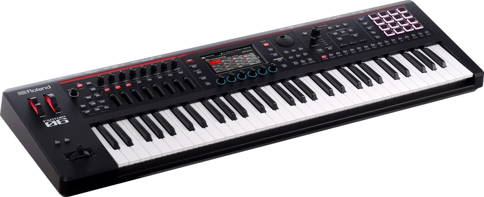 Roland Fantom 8 EX 88-Key Workstation Keyboard Synthesizer Bundle with Adjustable Stand, Sustain Pedal, Online Piano Lessons, Instructional DVD, and Austin Bazaar Polishing Cloth