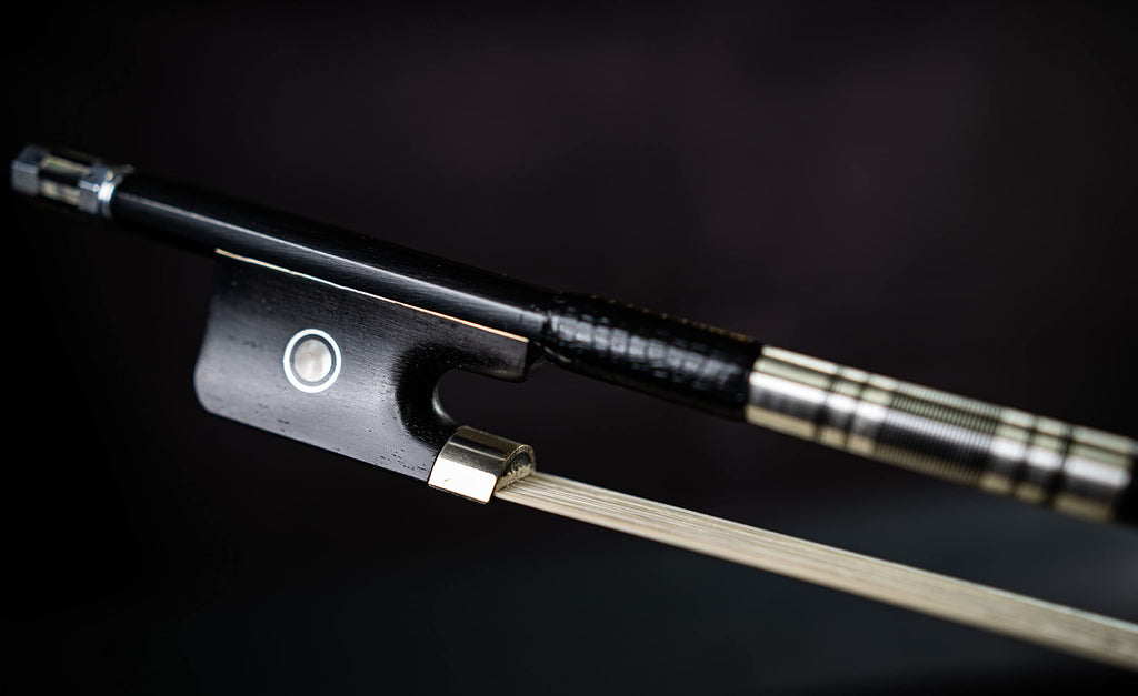 Viotti Carbon Fiber Cello Bow, Hand Crafted by Professional Bow Makers, Strong, Stiff & Well Balanced, Made with Mongolian Horse Hair, For Cellist of All Skill Levels