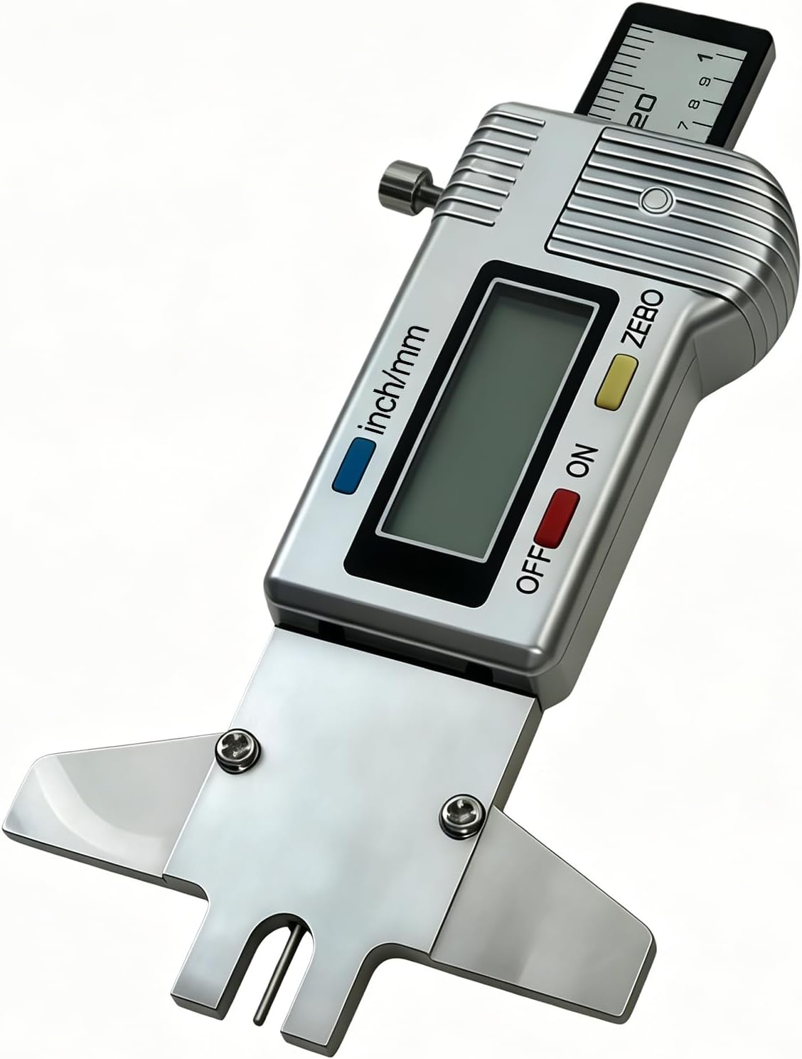 Digital Display String Height Gauge, Metal Guitar String Action Measuring Tool, Precision Maintenance Accessory for Guitar and String Instruments