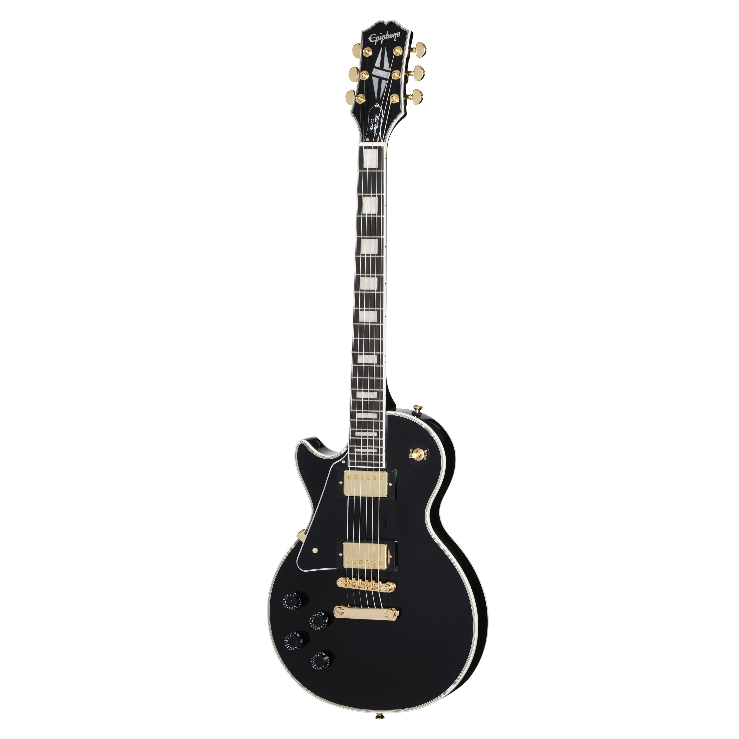 Epiphone Inspired by Gibson Les Paul Custom, Alpine White with Bag