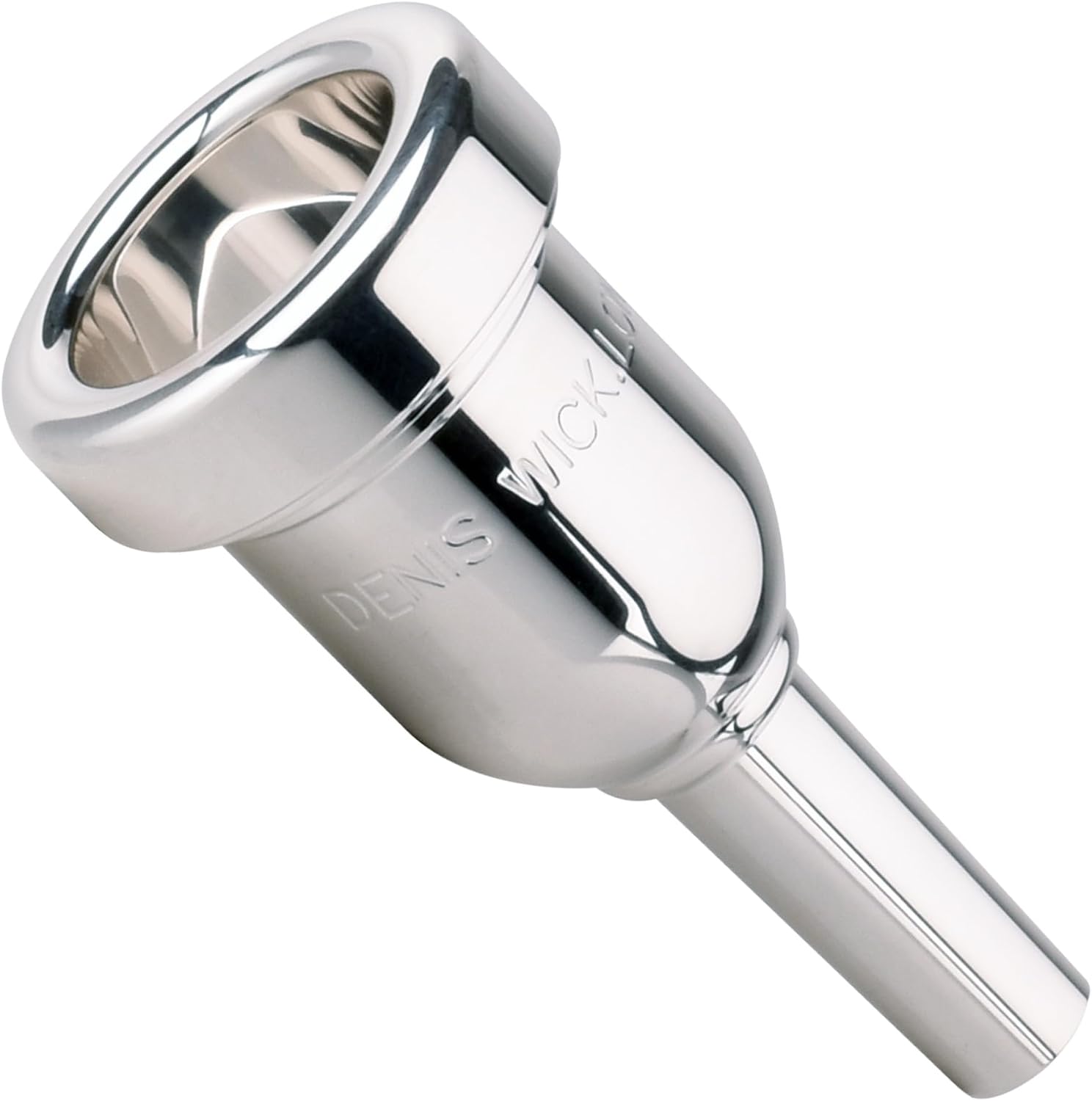 Denis Wick Heavytop Trombone Mouthpiece Silver-Plated, 6880-0AL - Crafted for Bold, Resonant Sound with Exceptional Clarity & Control - Heavy Mass Design for Peak Performance in Studio or Stage