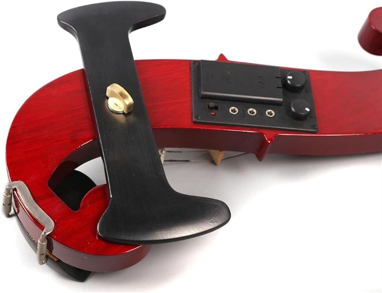 Cello Kit Violin Red 4/4 Electric Silent Violin Hand-Made