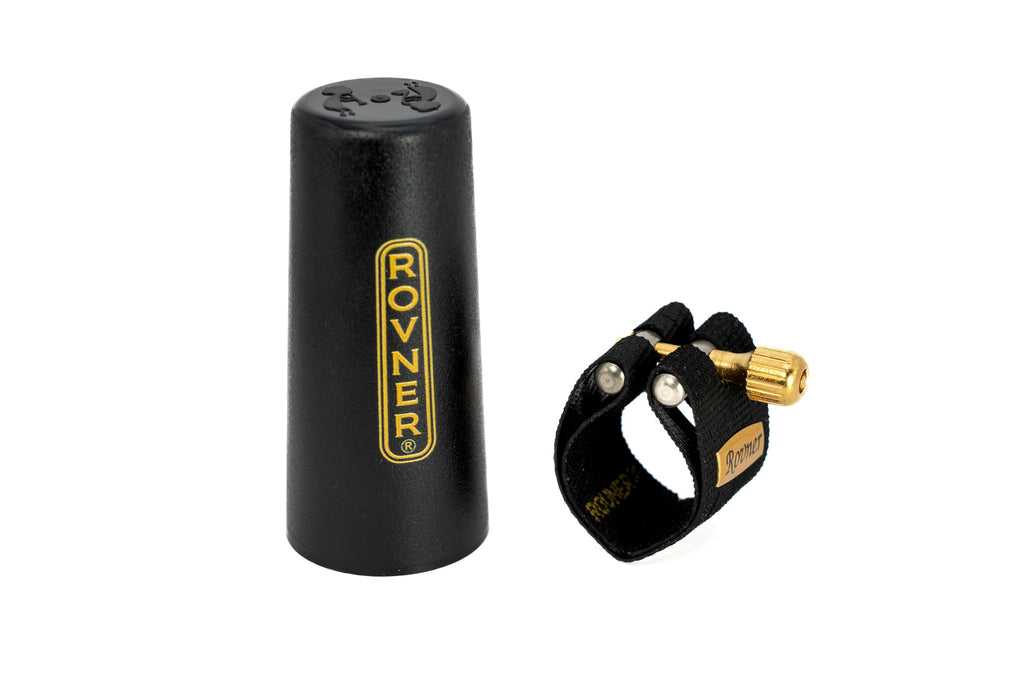 Rovner Ligature & Plastic Cap for Tenor Standard Saxophone - Versa Ligature for Metal Mouthpiece (V-3ML)