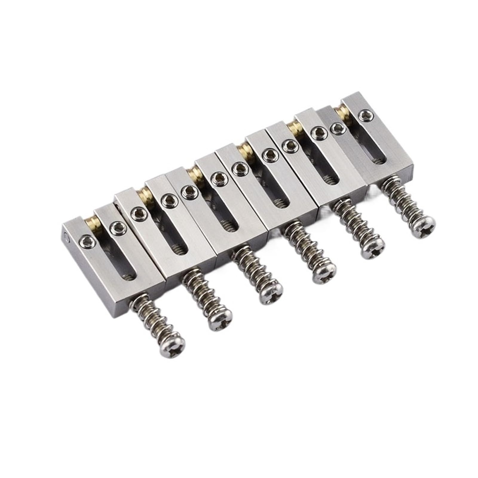 1 Set (6/7/8 Pieces) Electric Guitar Tremolo Bridge Stainless Steel Roller Saddle 10.5MM/10.8MM(10.8MM 8 Pieces)