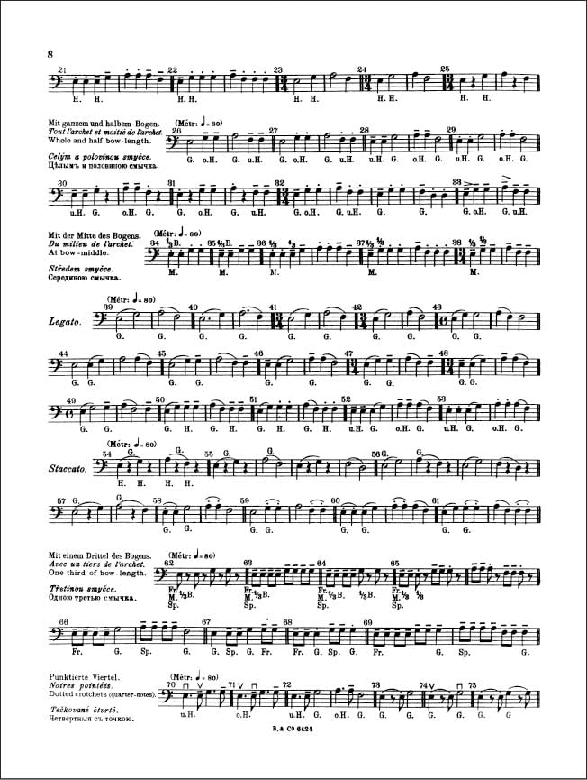 Sevcik for Cello - Opus 2, Part 1: School of Bowing Technique | Cello Sheet Music Exercises for Bowing Mastery | Technique Studies for Intermediate Cellists | Sevcik Cello Songbook