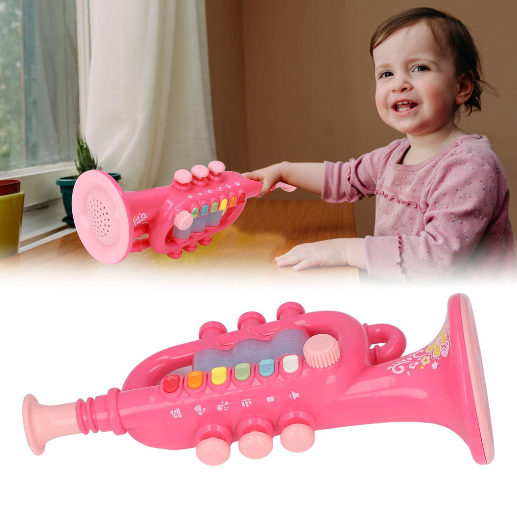 Musical Instruments, Kid Trumpet Children Preschool Music Toy for Boys and Girls(Blue)