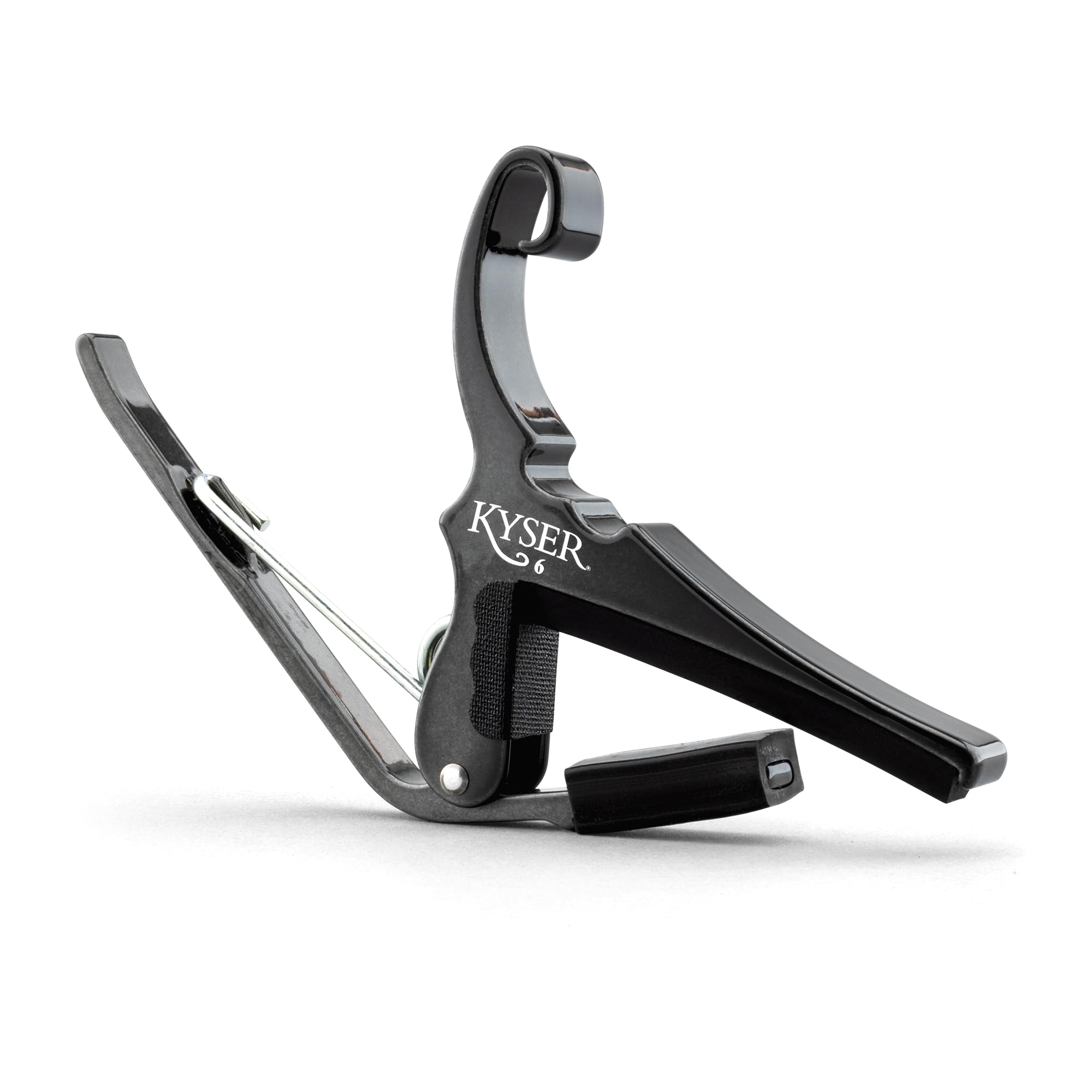 Kyser Quick-Change Guitar Capo for 6-string acoustic guitars, Black, KG6BA