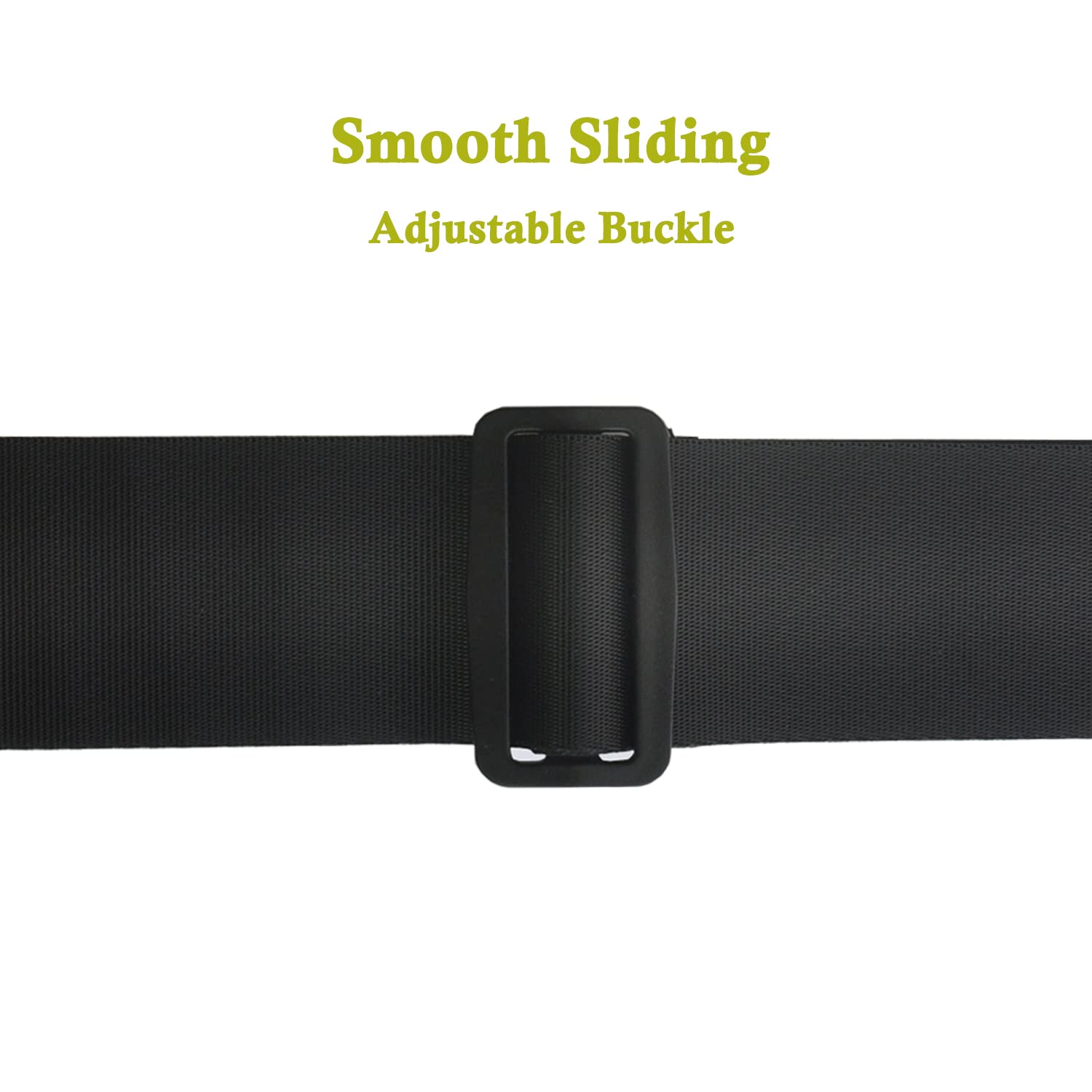 Cello Endpin Stopper Strap Anchor Rest Non-Slip with 2 Holes Adjustable Chair Strap Thick Sponge Padding for Cello Playing or Practice (Black)