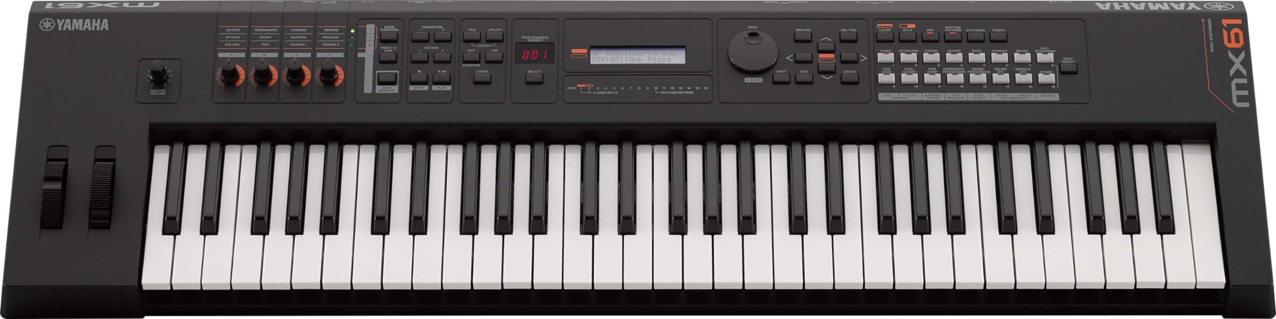 Yamaha MX88 88-Key Weighted Action Synthesizer, MX88BK