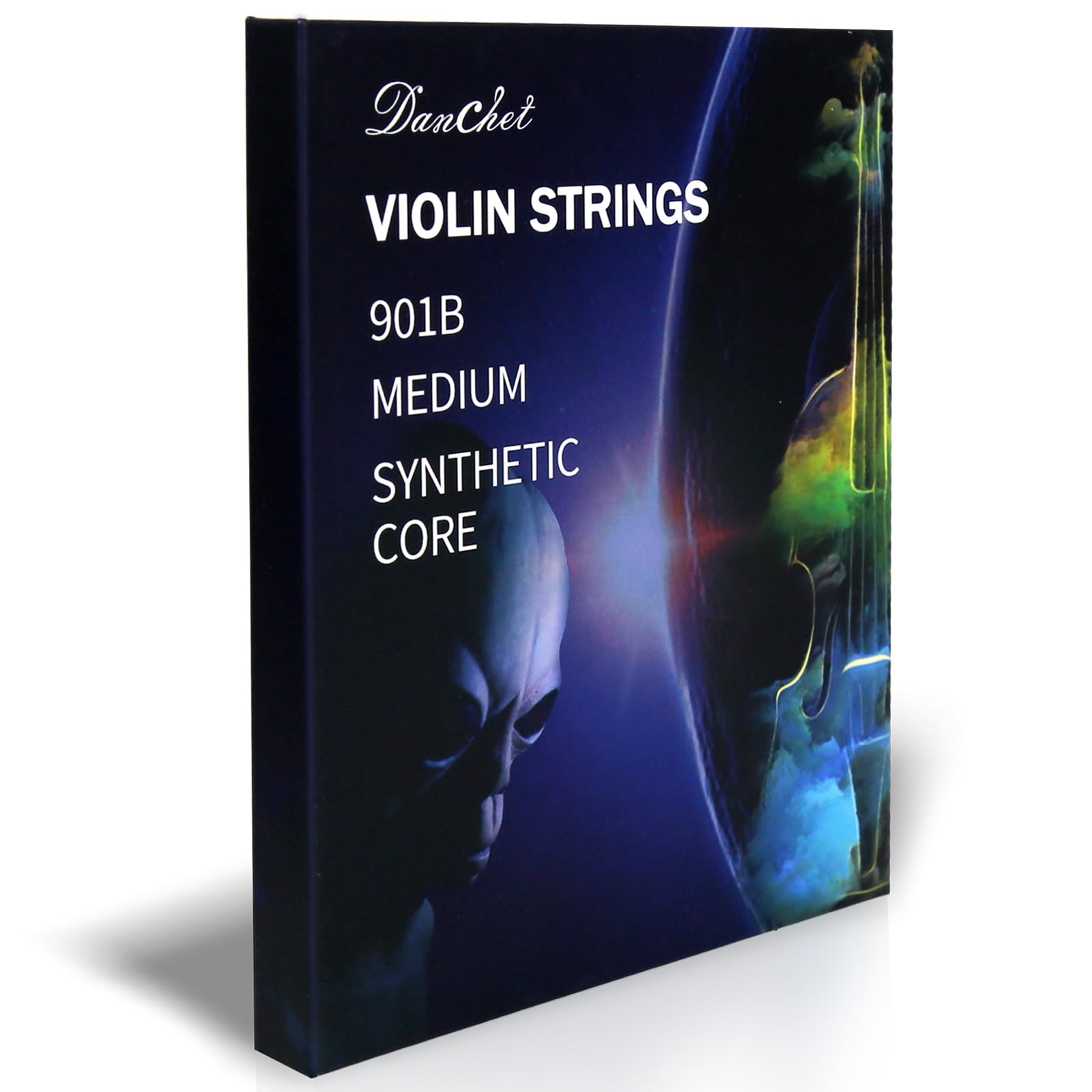 Violin Strings 4/4 Full Set Professional Performance Grade, Ball End, Nylon Wound 901B (Includes E, A, D, G Strings)…