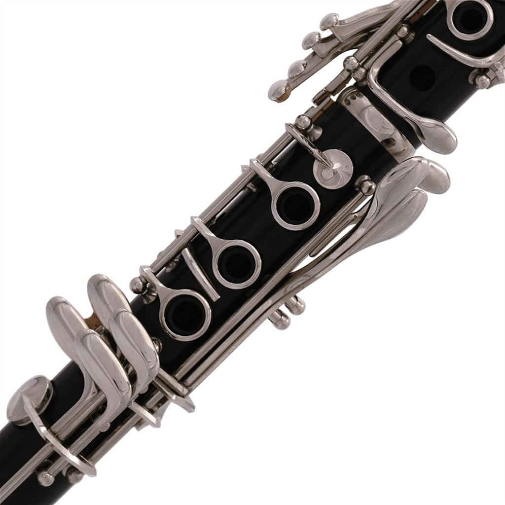 New Professional 17 Keys Clarinet Bakelite Body Nickel Plating Keys with Case Student Clarinet