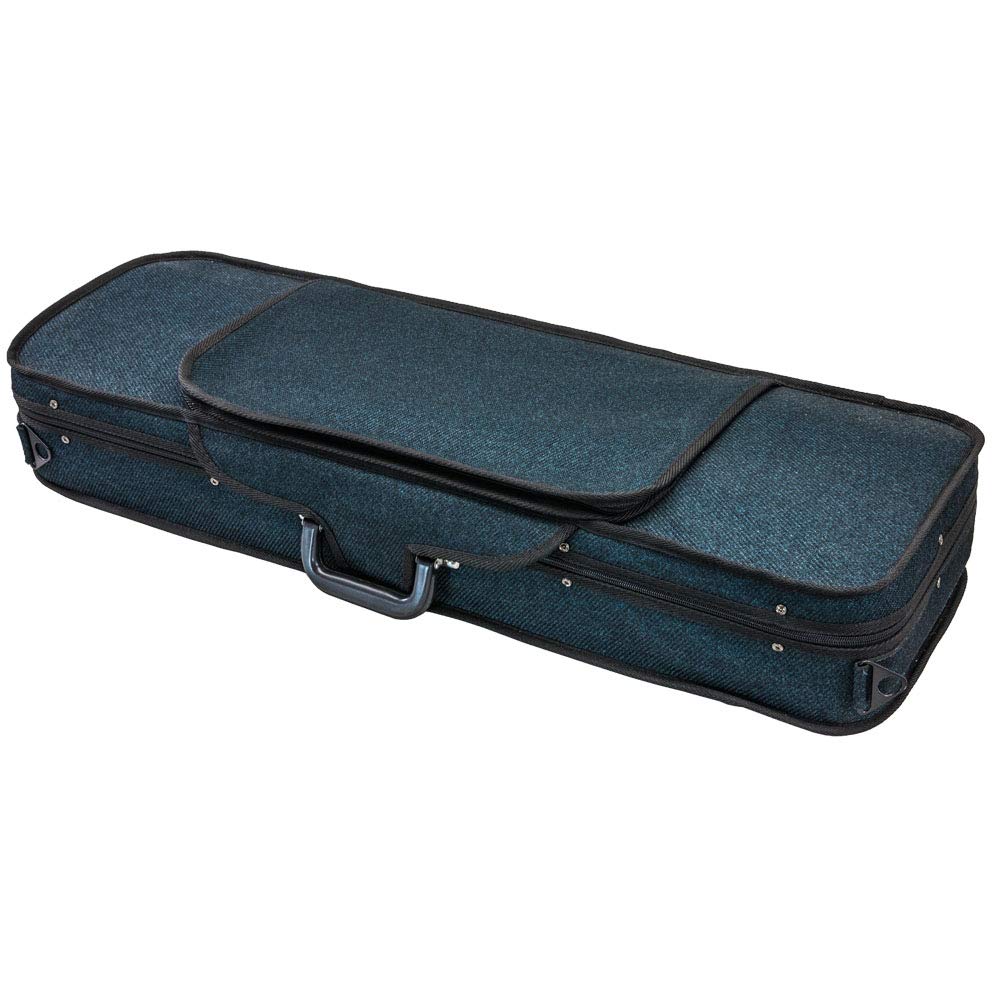 SKY Violin Triangle Case Lightweight 3/4 Size Black Color