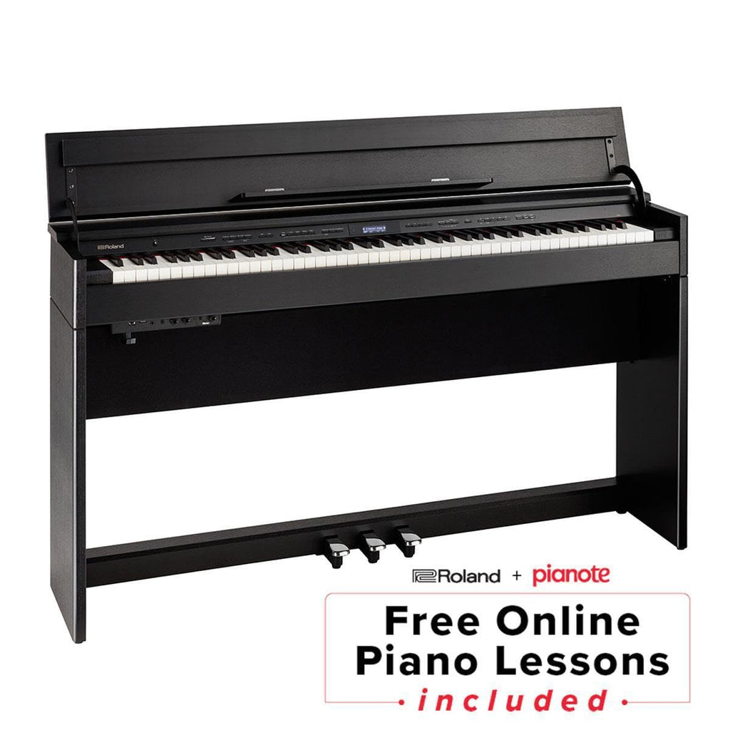 Roland DP-603 88-key Digital Piano with Authentic Grand Piano Touch and Bluetooth, Polished Ebony (DP-603-PE)