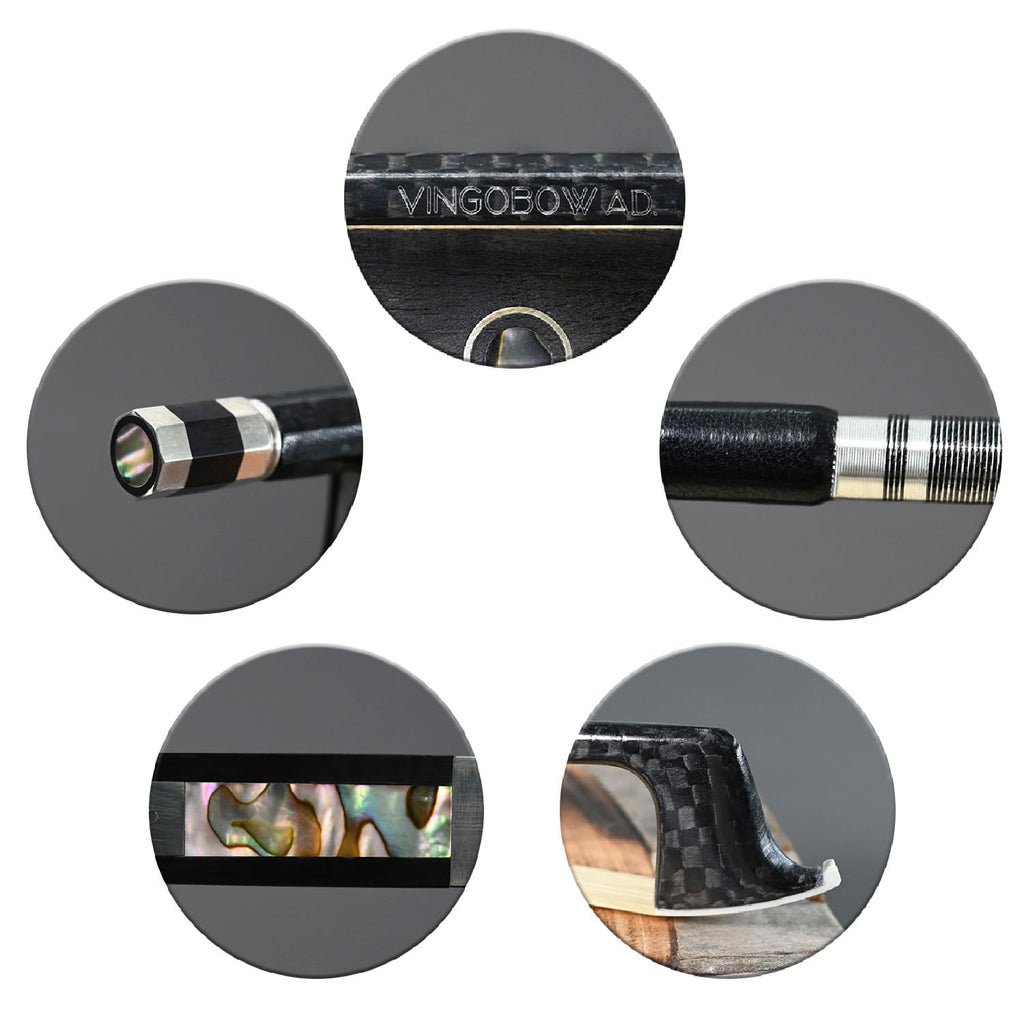 Brandnew Carbon Fiber VIOLIN BOW 4/4 Size Deep & Powerful Tone, Art No.106VB