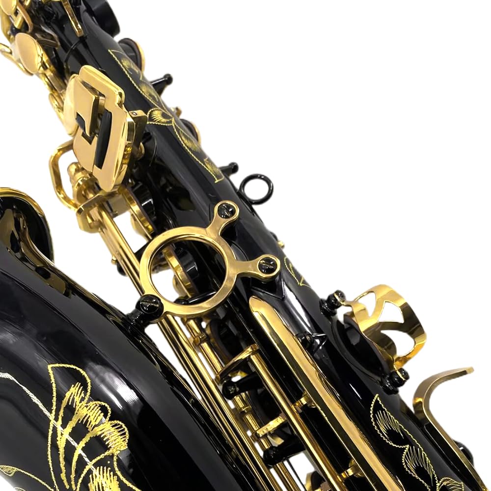Alto Saxophone E Flat for Adults Student Sax Eb Alto Full Kit With Carrying Sax Case Mouthpiece Straps Reeds Saxophone Beginner Kit