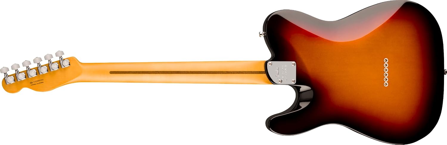 Fender American Ultra II Telecaster Electric Guitar - Ultraburst with Maple Fingerboard | Select Alder Body, Modern D Quartersawn Maple Neck, 10-14 Compound-Radius Maple Fingerboard, Ultra Ii Noiseless Pickups