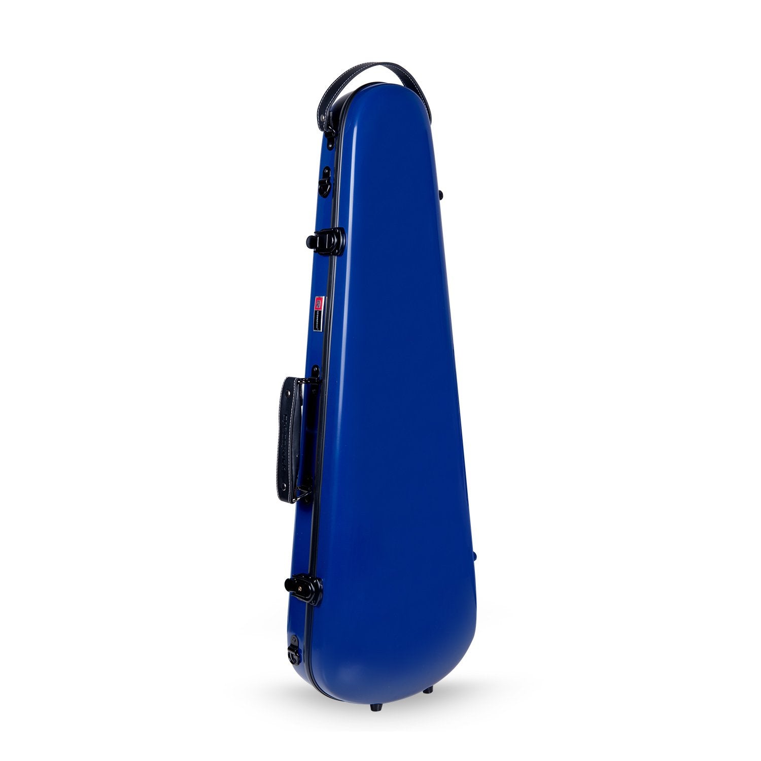 Crossrock Fiberglass Violin Case for 4/4 Full Size – Glossy Mint Blue Contoured Shell, Velvet Suspension Interior, Backpack Straps – Lightweight & Stylish (CRF1020VMB)