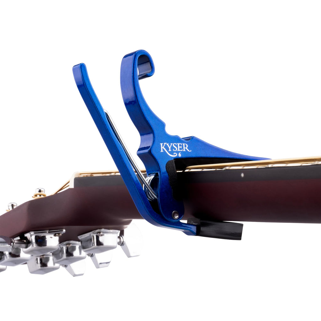 Kyser Quick-Change Guitar Capo for 6-string acoustic guitars, Black, KG6BA
