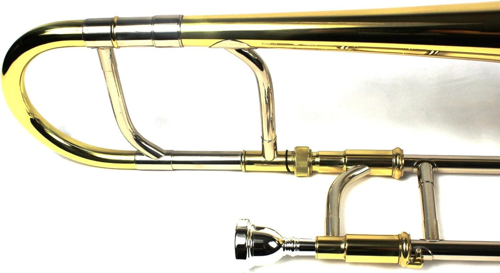 Moz Eb Alto Trombone w/Case and Mouthpiece- Gold Lacquer Finish