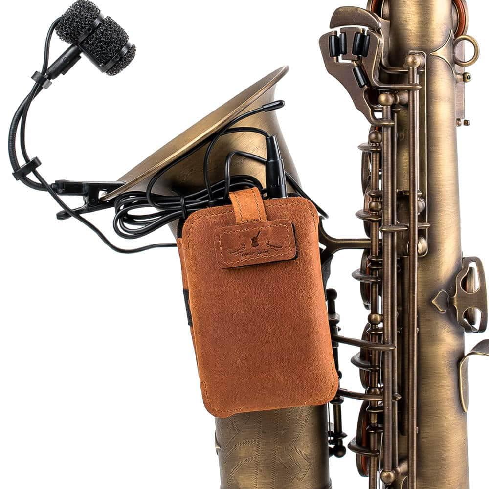 Trombone Mic Transmitter Pouch | Wireless Bodypack Holder for Stage, Studio & Live Performance