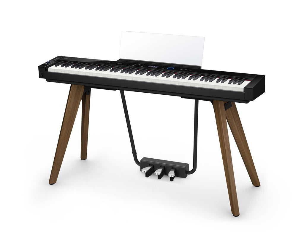 Casio Privia PX-S7000 Digital Piano - Black Bundle with Bench, Stand, Triple Pedal Unit, Headphones, Piano Book, Online Piano Lessons, Austin Bazaar Instructional DVD, and Polishing Cloth