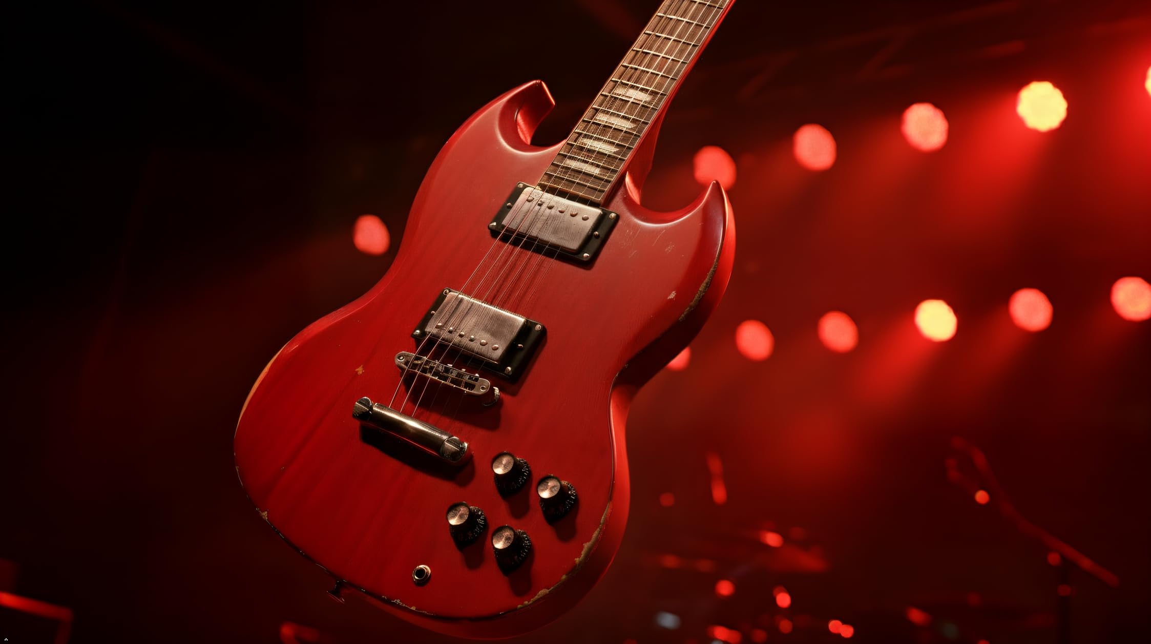 KGD Relic Electric Guitar,Solid Body Electric Guitar With Mahogany Body and Neck,Rosewood Fingerboard,Bone Nut,SG style 6-String Guitar,Professional/Electric Guitars for Adults