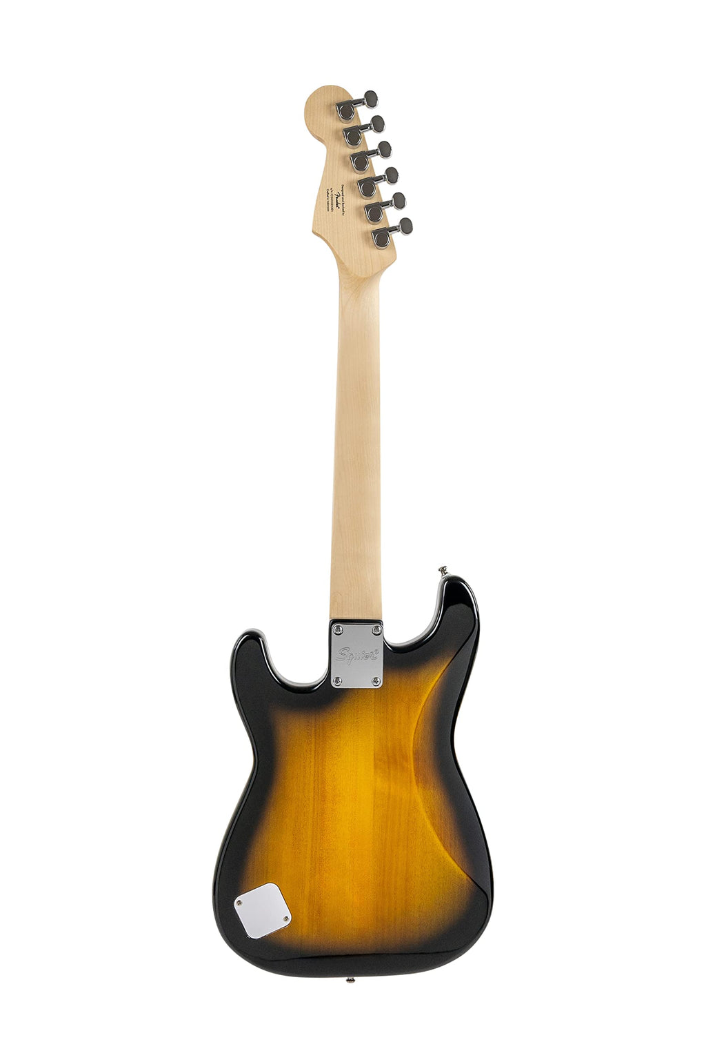 Squier Mini Stratocaster Electric Guitar, with 2-Year Warranty, Black, Laurel Fingerboard