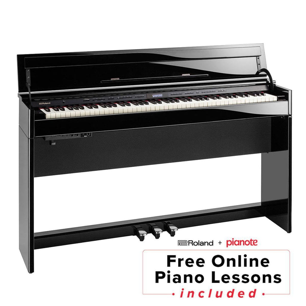 Roland DP-603 88-key Digital Piano with Authentic Grand Piano Touch and Bluetooth, Polished Ebony (DP-603-PE)