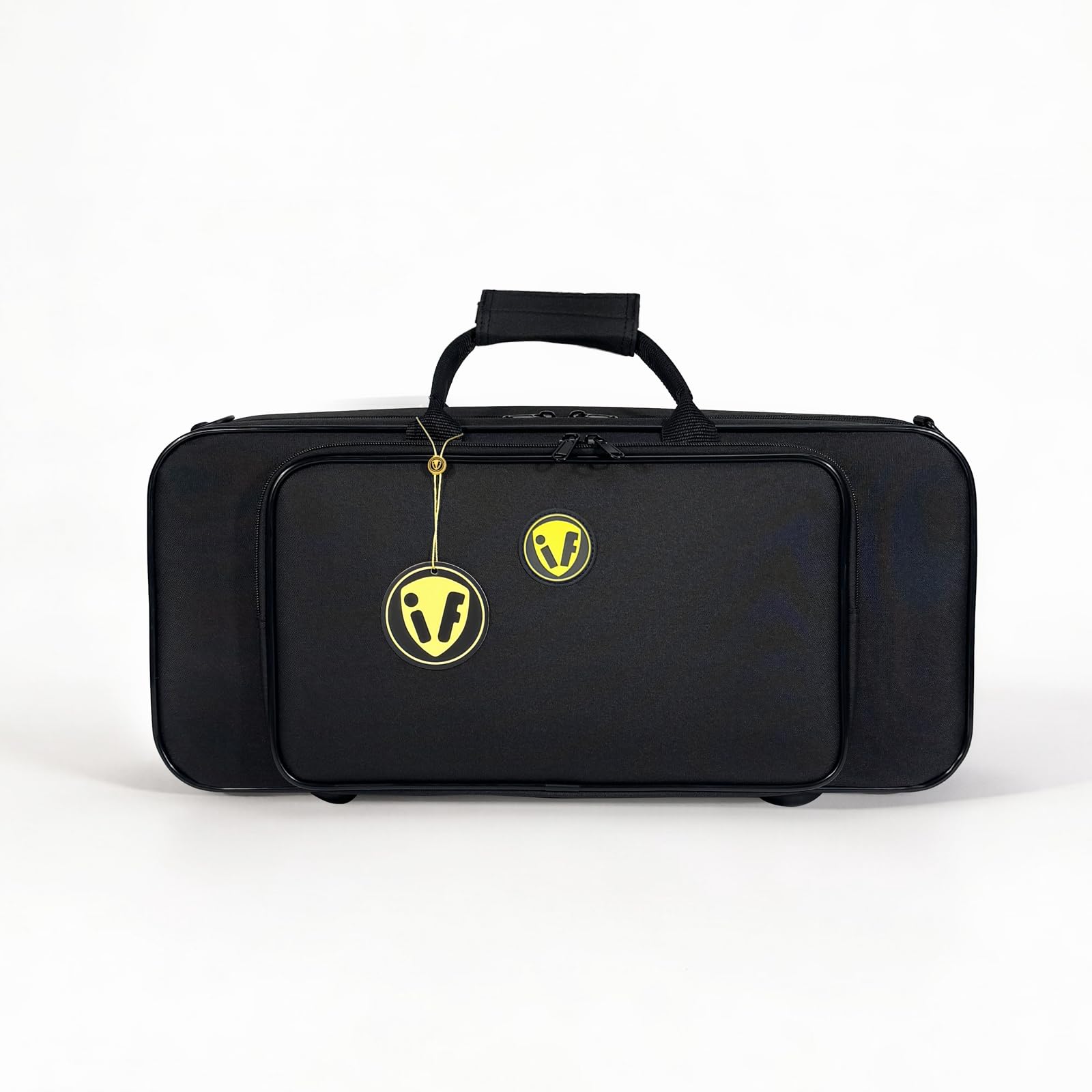 Contoured Trombone Case with Built-In Backpack Straps, Gig Bag | Omebaige Contoured Trombone Case: Built-In Backpack Straps, Impact-Resistant Foam Velvet Interior, 600D Nylon Design.