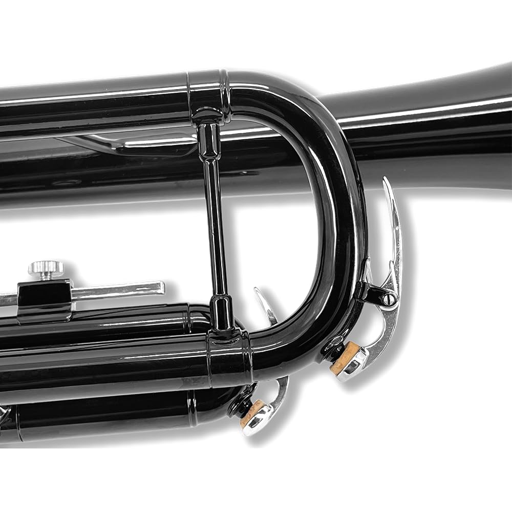 Bb Standard Trumpet Set for Beginners or students trumpet instrument with Carrying Hard Case 7C Mouthpiece Cleaning Cloth Gloves
