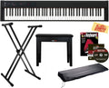 Korg XE20 Digital Ensemble Piano Bundle with Adjustable Stand, Bench, Power Supply, Damper Pedal, Keyboard Cover, Instructional Book, Austin Bazaar Instructional DVD, and Polishing Cloth