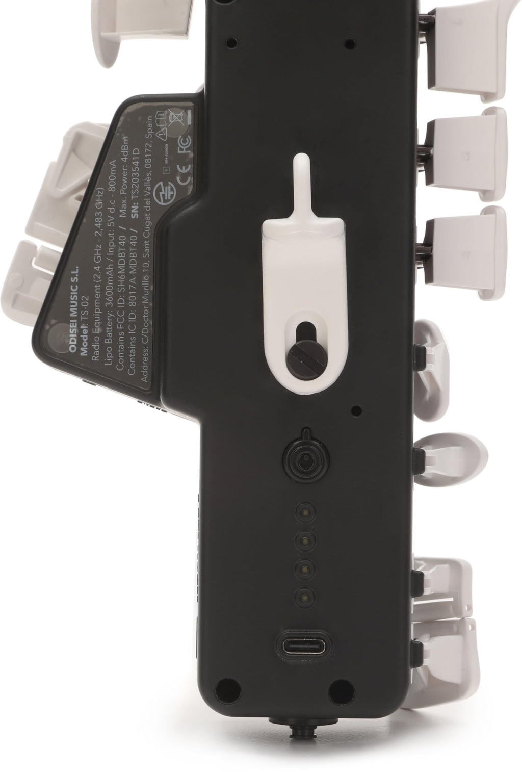 Travel Sax 2 (Black) – Compact Digital Saxophone for Silent Practice Anywhere | Lightweight Electronic Sax with Real Alto Mouthpiece, Built-in Speaker, Bluetooth MIDI/Audio, USB-C, 70+ Internal