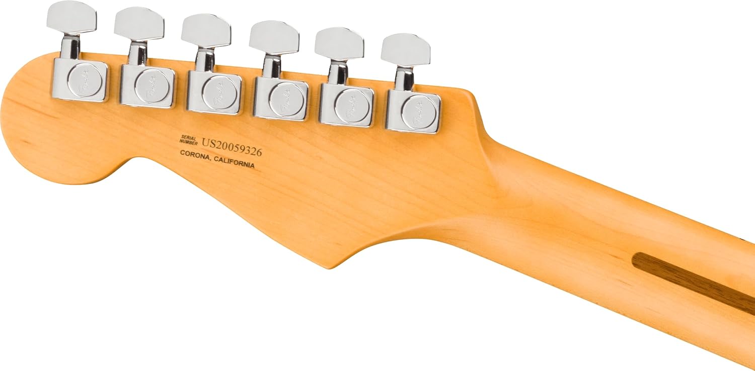 Fender American Ultra Luxe Stratocaster Floyd Rose HSS - Silverburst with Maple Fingerboard