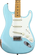 Fender Custom Shop Limited-edition '57 Stratocaster Relic - Faded Aged Daphne Blue
