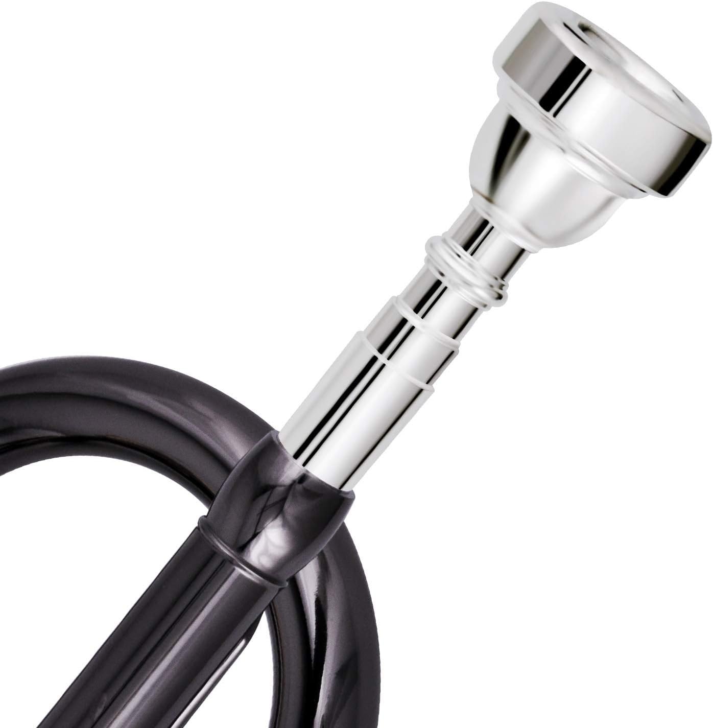 EastRock 3C 5C 7C Set Trumpet Mouthpiece Silver Plated Bb Trompeta Mouthpiece Trumpet Instrument Accessories Vacuum Packed