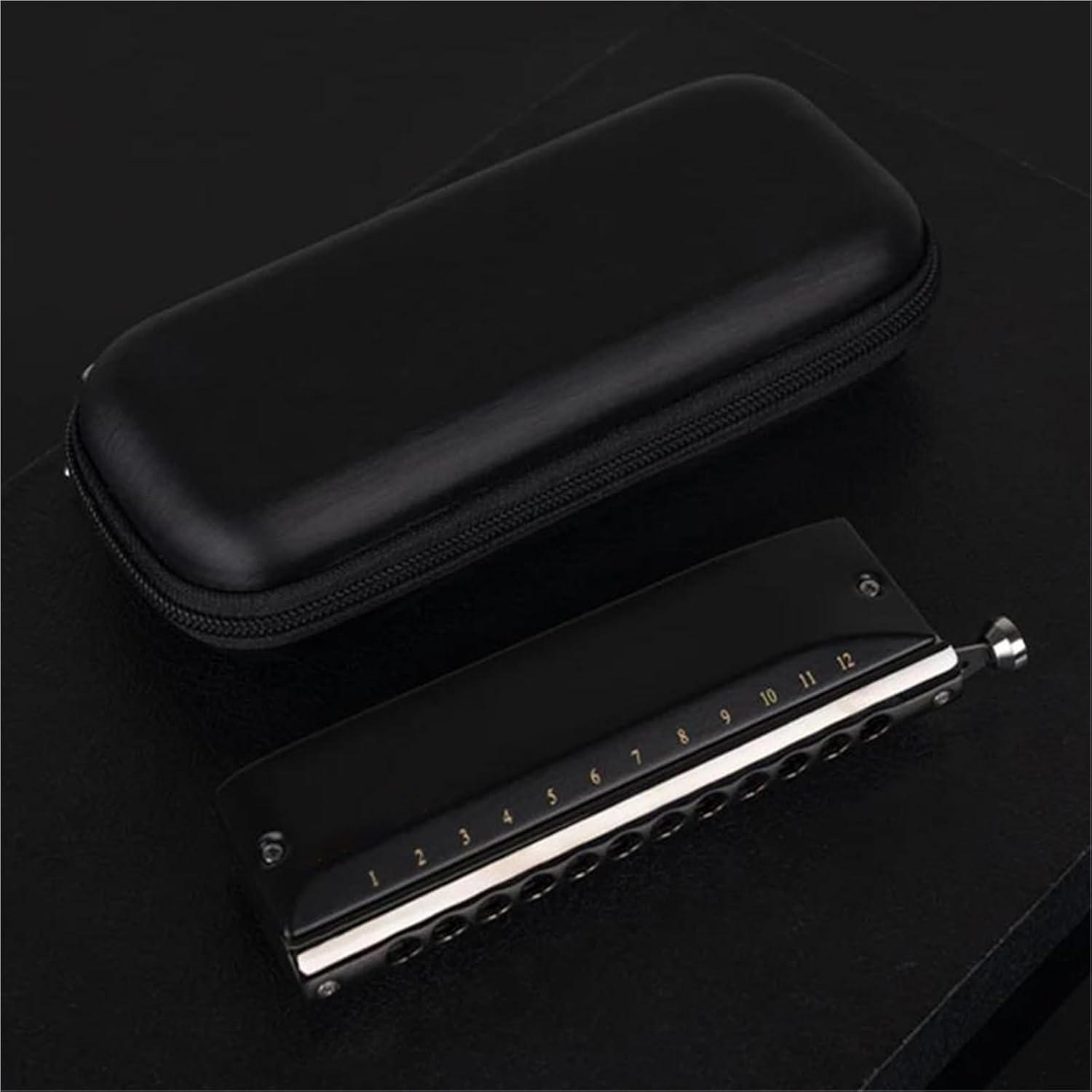 Professional Harmonica Chromatic Harmonica C Key 12-Hole 48 Tones Armonica Chromatic Mouth Organ Professional Musical Instruments