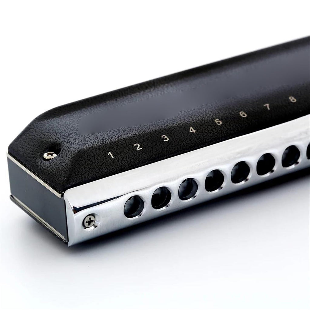 Chromatic Harmonica 12 Holes 48 Tone Mouth Organ Harp Instrumentos Key Of C/A/B/G/bB Musical Instruments Harmonica Professional (Color : C key)