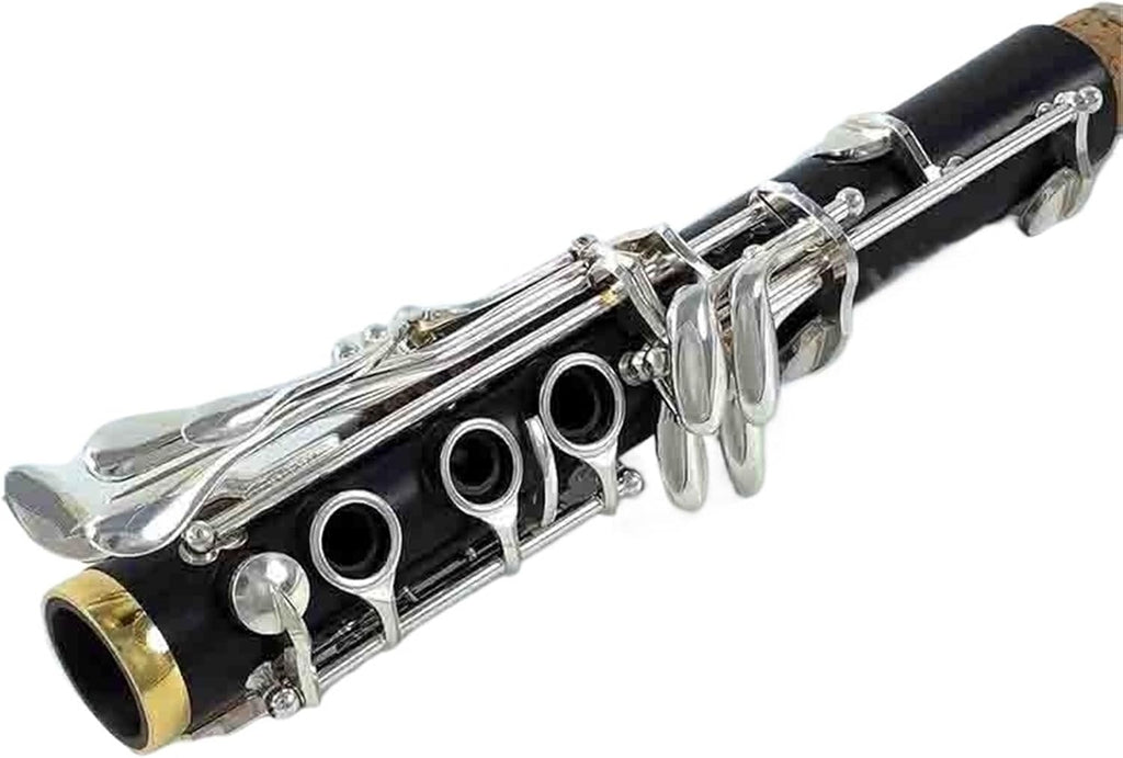 Clarinet Bb Wood Ebony Silver Plated 18 Keys Musical Instrument Clarinet Instrument