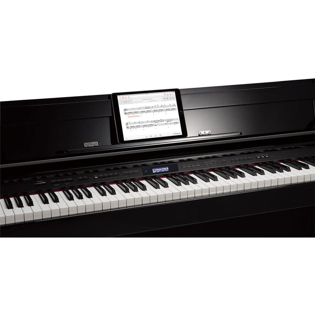 Roland DP-603 88-key Digital Piano with Authentic Grand Piano Touch and Bluetooth, Polished Ebony (DP-603-PE)