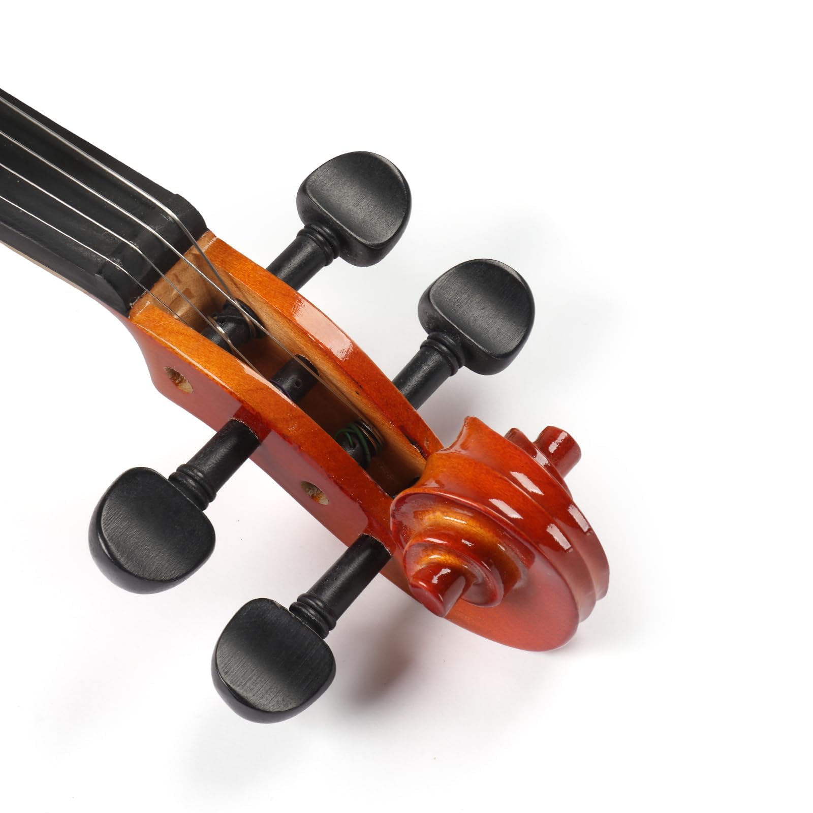 4/4 Full Size Beginner Violin, Acoustic Fiddle Set for Adults, Teens, and Students (Age 12+), with Case, Bow, Bridge, and Rosin (Pink)
