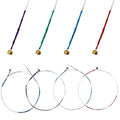 8 Pieces Violin Strings Universal Full Set (g-d-a-e) 4/4 Violin Universal Steel Core Fiddle Strings for Instruments 4/4 3/4 1/2 1/4 - Educator's Choice for Student