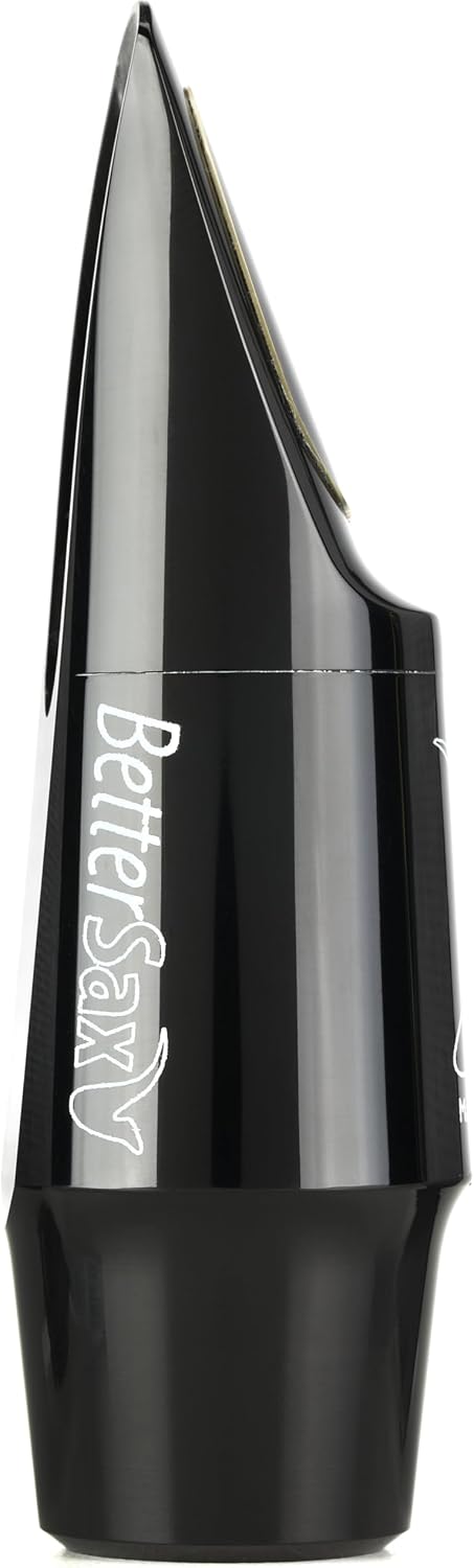 BetterSax Classic Alto Saxophone Mouthpiece Made in the USA, Hand-Finished, Reed Friendly. Ideal for beginners in Concert band, Jazz band and Marching band