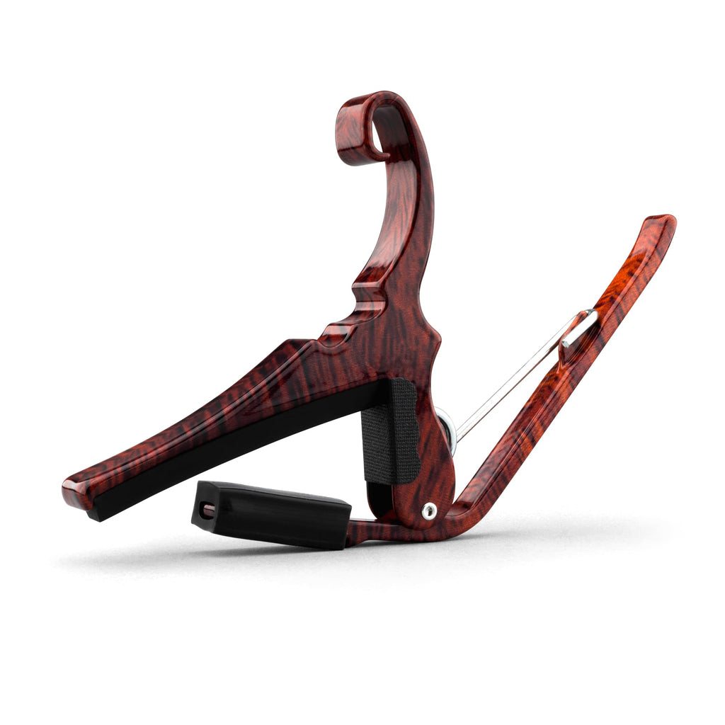 Kyser Quick-Change Guitar Capo for 6-string acoustic guitars, Black, KG6BA