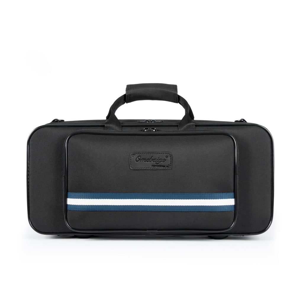 Lightweight Trumpet Case, Soft Gig Bag Backpack;(BGD-TRUMPET-CON) | Lightweight 600D nylon trumpet case with built-in backpack straps, EPS foam protection, velvet lining, storage pocket.