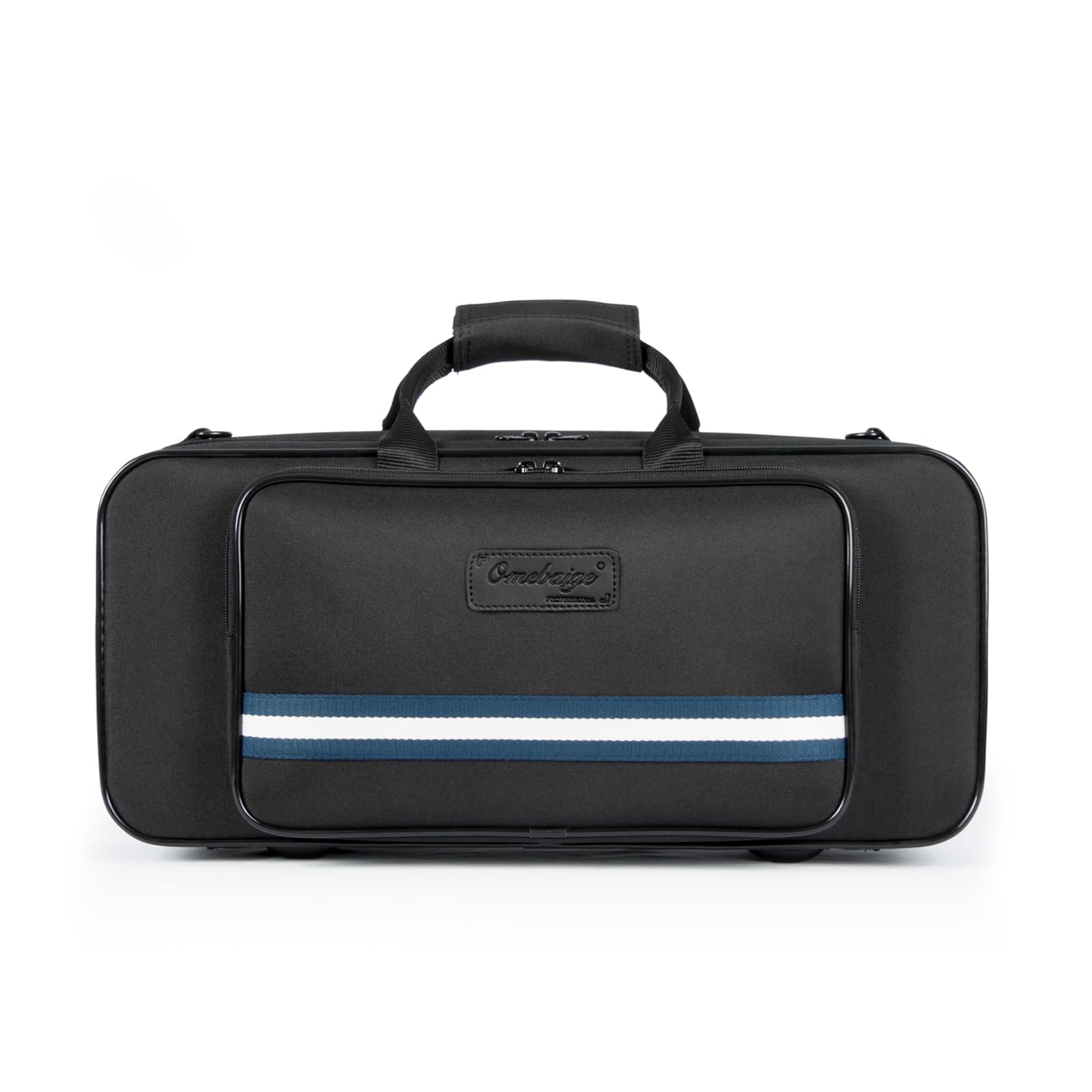 Lightweight Trumpet Case, Soft Gig Bag Backpack;(BGD-TRUMPET-CON) | Lightweight 600D nylon trumpet case with built-in backpack straps, EPS foam protection, velvet lining, storage pocket.