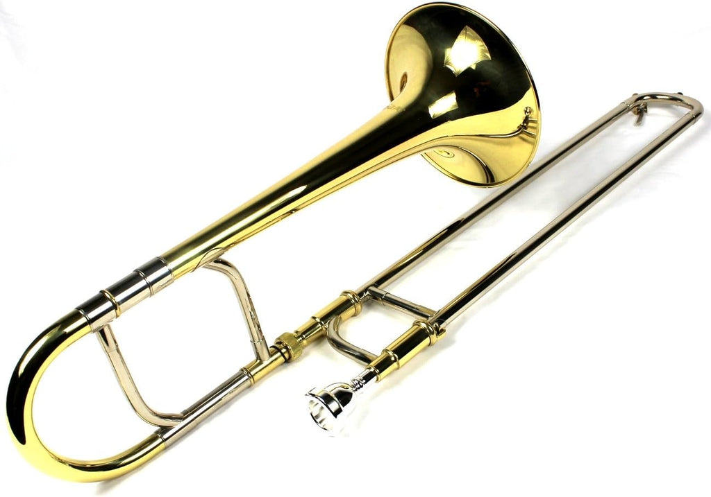 Moz Eb Alto Trombone w/Case and Mouthpiece- Gold Lacquer Finish