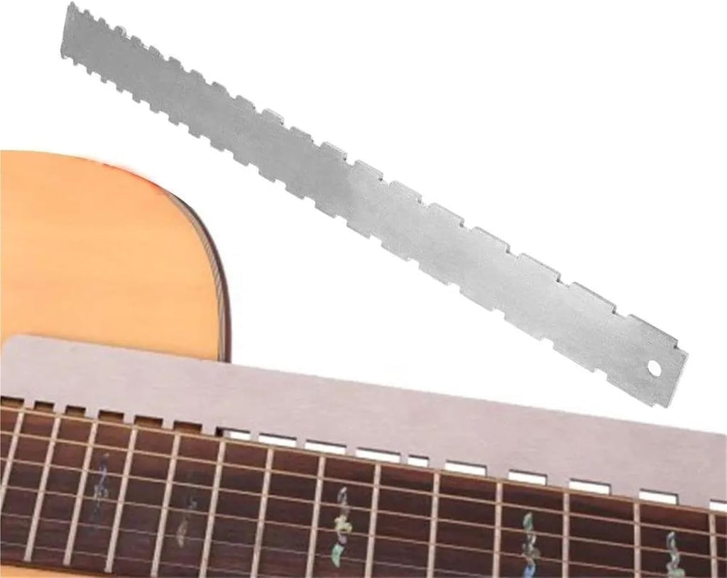 Guitar tools Guitar Neck Notched Straight Edge Luthiers Tool With String Action Ruler Gauge