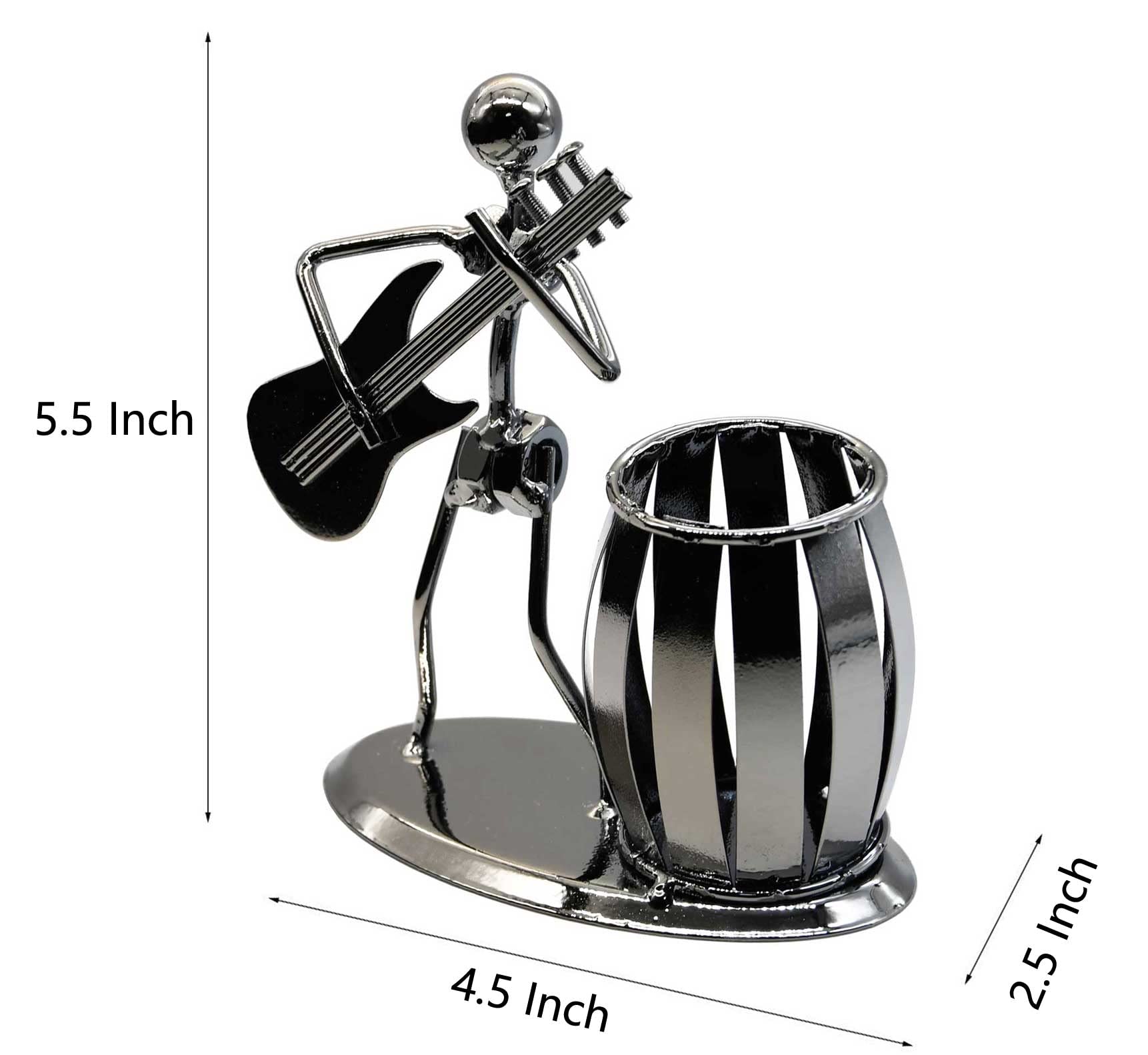 Metal Pencil Holder, Office Supply Pen Organizer Desktop Decoration Stand Container (Cello)