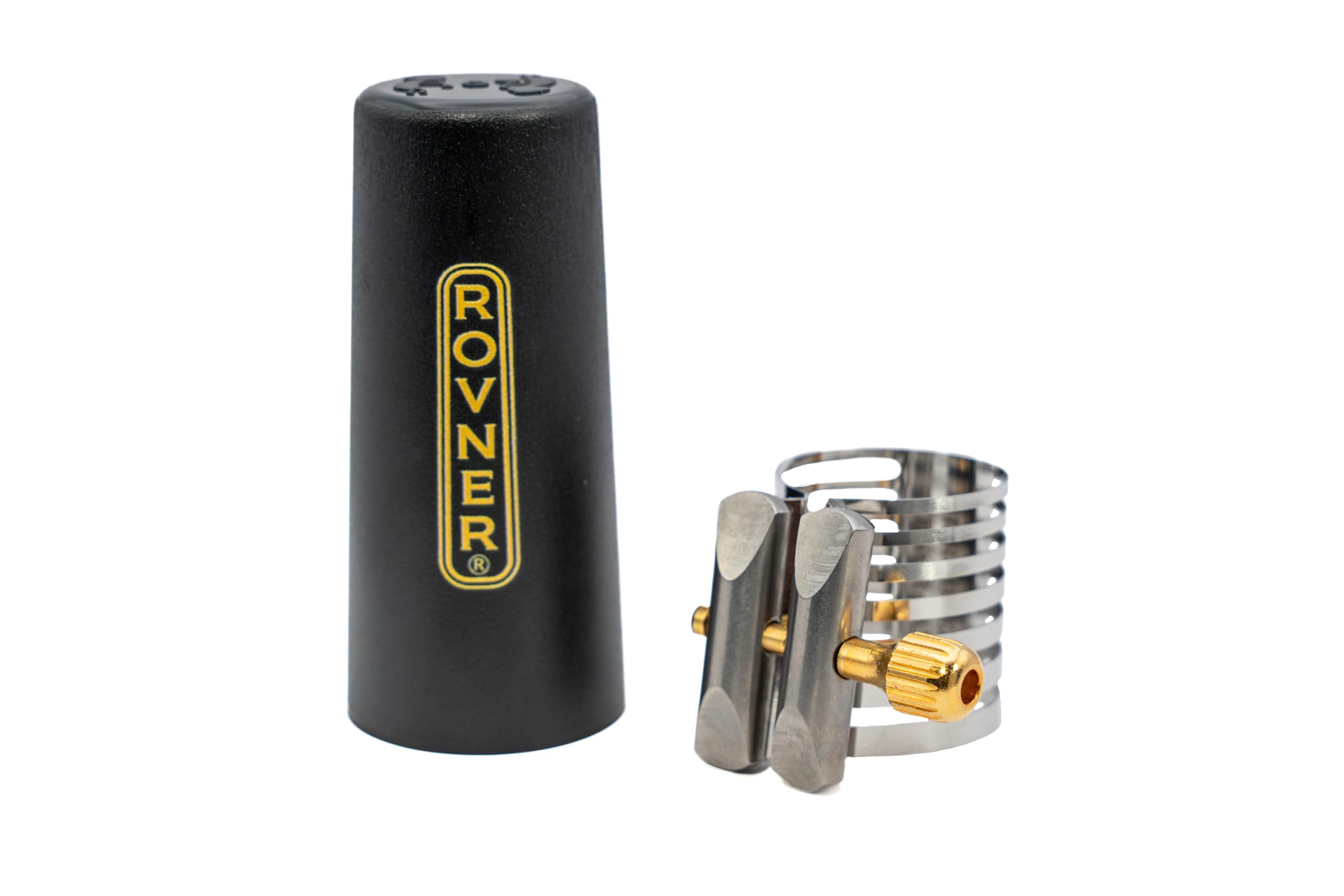 Rovner Ligature & Plastic Cap for Tenor Standard Saxophone - Versa Ligature for Metal Mouthpiece (V-3ML)